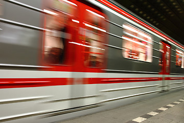 Image showing subway background from the Prague