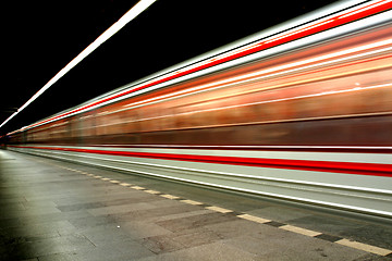 Image showing subway background from the Prague