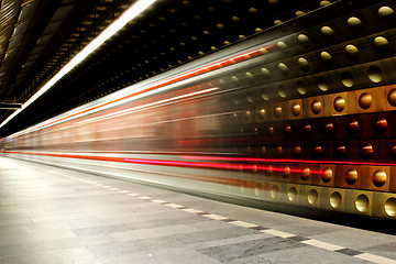 Image showing subway background from the Prague