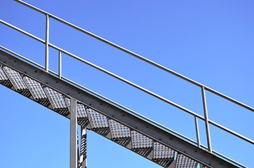 Image showing Steel staircase