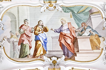 Image showing Fresco Wieskirche