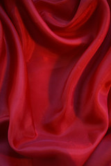 Image showing Smooth Red Silk can use as background
