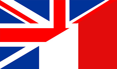 Image showing uk france flag