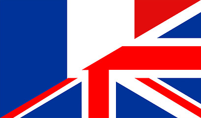 Image showing uk france flag