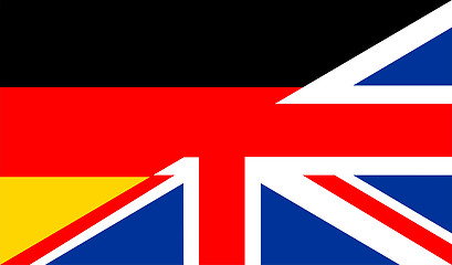 Image showing uk germany flag