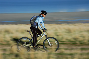 Image showing Mountain Biking