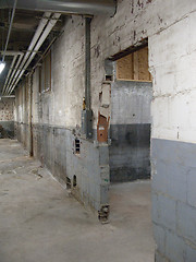 Image showing Empty old warehouse