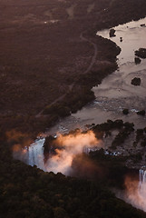 Image showing Victoria Falls from the Air