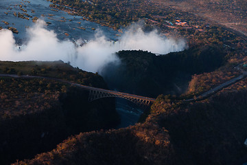 Image showing Victoria Falls from the Air