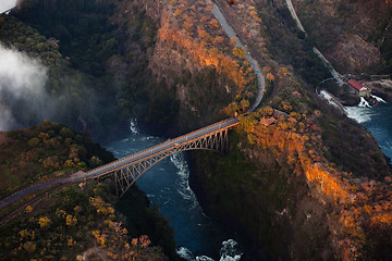 Image showing Bridge over the Zambezi River Gorge