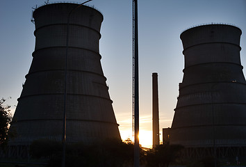 Image showing Nuclear Reactor Towers