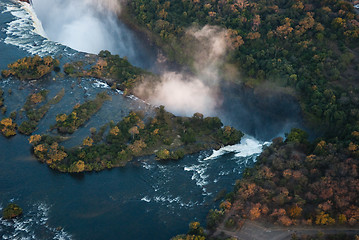 Image showing Victoria Falls from the Air