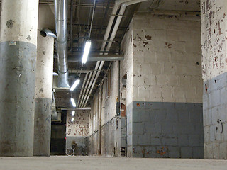 Image showing Empty old warehouse