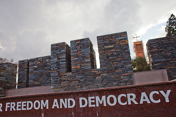 Image showing Pieterson memorial freedom and democracy