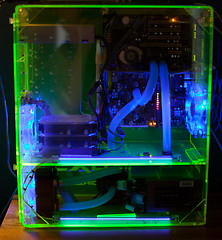 Image showing Transparent computer