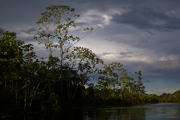 Image showing Stormy skies over Amazon