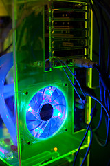 Image showing Transparent computer