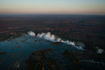 Image showing Victoria Falls from the Air