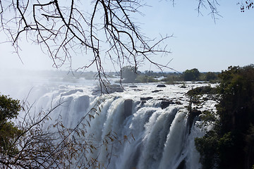 Image showing Victoria Falls Up Close