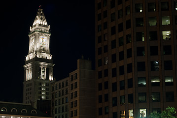 Image showing Boston Customs House Tower