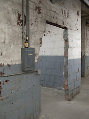 Image showing Empty old warehouse