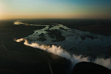 Image showing Victoria Falls from the Air