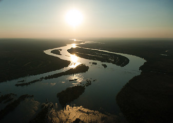 Image showing Victoria Falls from the Air