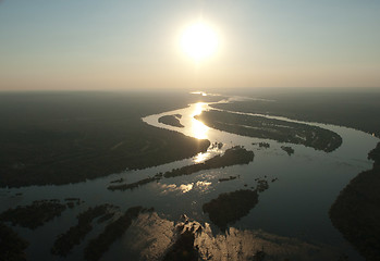 Image showing Victoria Falls from the Air