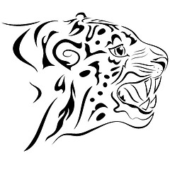 Image showing Tiger. tattoo