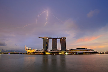 Image showing Singapore skyline