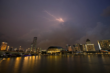 Image showing Singapore skyline