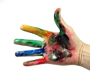 Image showing Painted Hand