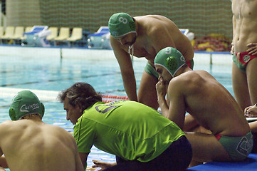 Image showing Zinnurov Irek - coach of waterpolo team Sintez (Kazan)