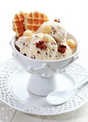 Image showing Nut ice cream