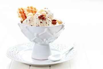 Image showing Nut ice cream