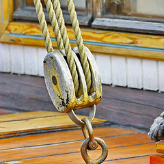 Image showing Ship rigging