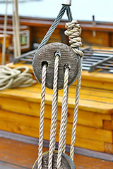 Image showing Ship rigging