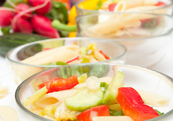 Image showing Pasta Salad With Vegetables