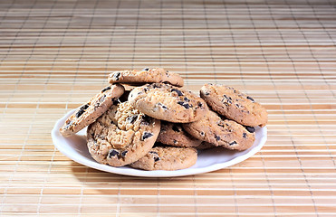 Image showing Some cookies on the plate