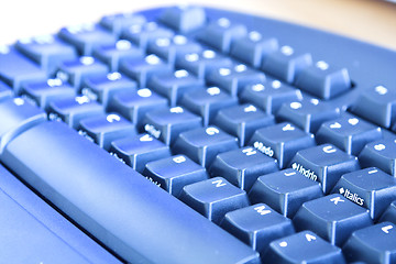 Image showing blue keyboard