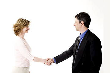 Image showing business people shaking hands