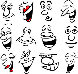 Image showing Cartoon emotions illustration