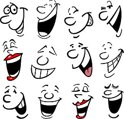 Image showing Cartoon emotions illustration