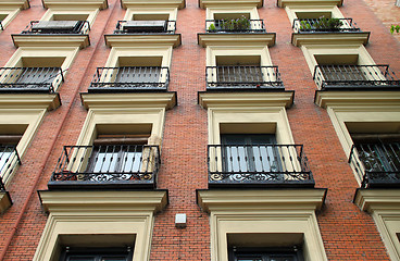 Image showing Red Madrid building