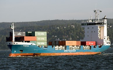 Image showing Cargo boat.