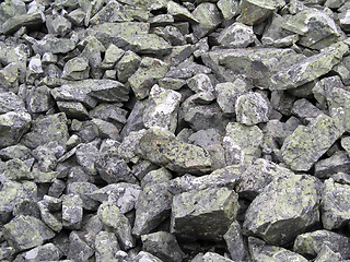 Image showing rocky gravel stones background