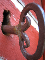 Image showing Old fashion doorkey