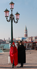 Image showing Venetian couple