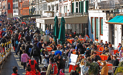 Image showing Lunch Time on Sestiere Castello