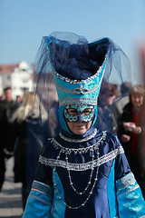 Image showing Blue Venetian costume